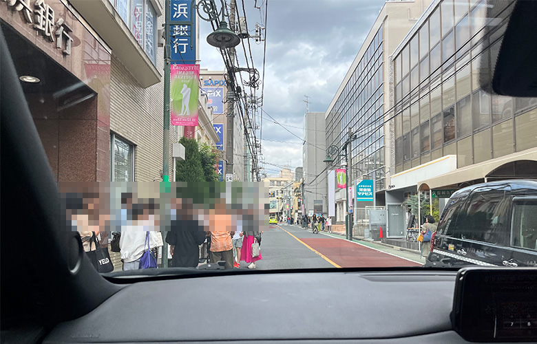 自由が丘の学園通り
