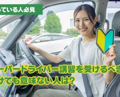 ペーパードライバー講習　意味ない